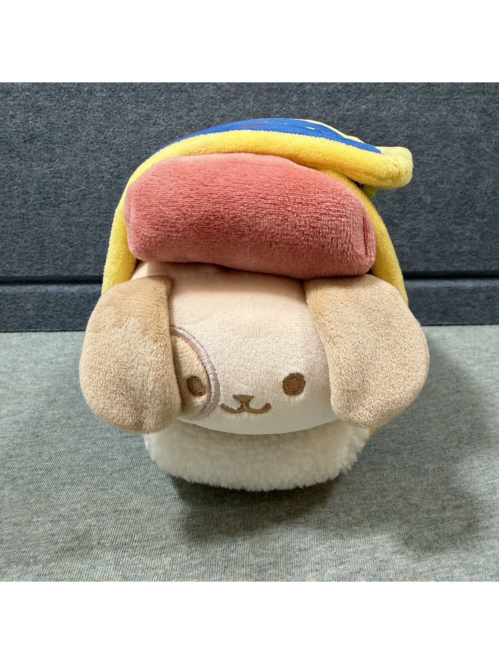 Anirollz Puppiroll I LOVE SPAM Dog Limited Musubi Plush Toy Puppy 4.5"  Hawaii